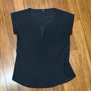 Express Women's Elegant Black Blouse